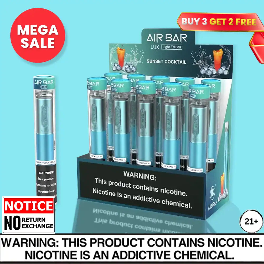 AIR BAR M-LUX 2000 PUFFS Buy 3 Get 2 Free On The Same Flavours