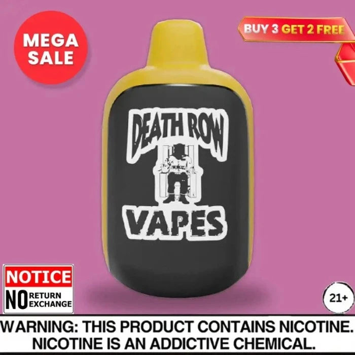 DEATH ROW QR5000 PUFFS Buy 3 Get 2 Free On The Same Flavours
