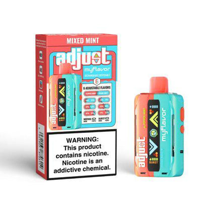 adjust myflavor 40000 disposable vape device